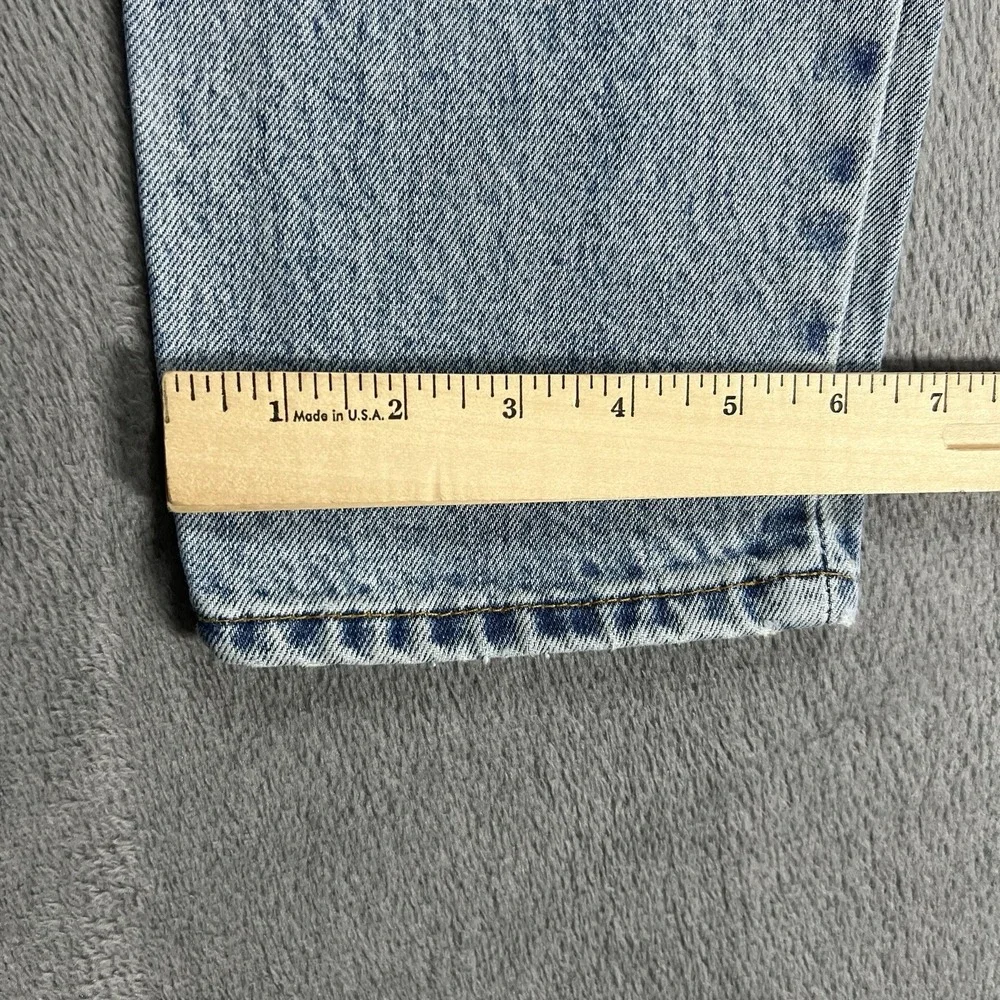 VTG Levis 512 Jeans Womens 12 Long Blue 90s Slim Tapered High Rise Light Wash